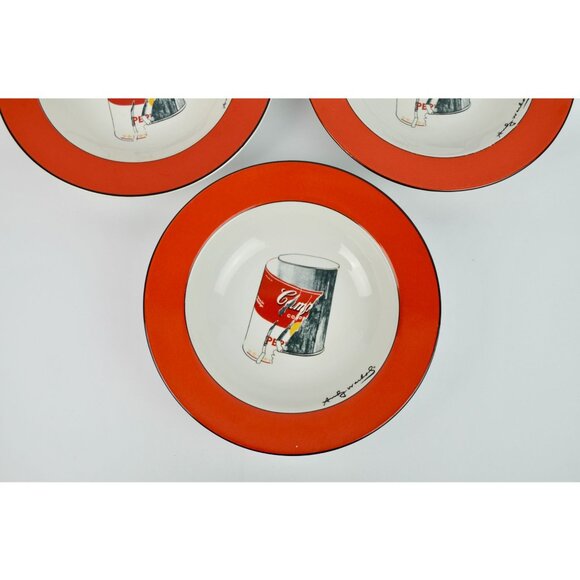 Andy Warhol Campbell's Soup Bowls Set of 3 Vintage - Picture 2 of 7